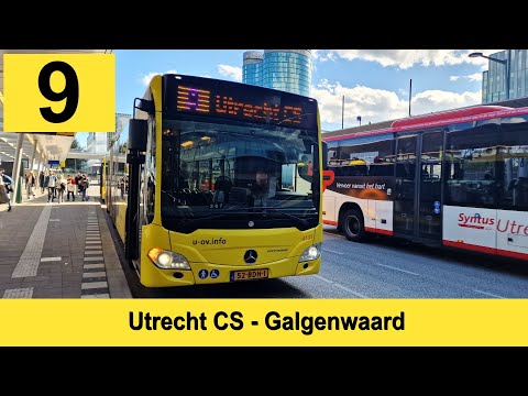 U-OV lijn 9: Utrecht CS - Galgenwaard | Qbuzz 4131 | 2024