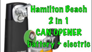 CAN OPENER - 2 in 1 battery/electric