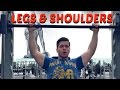 Legs and Shoulders Workout | Student Bodybuilder