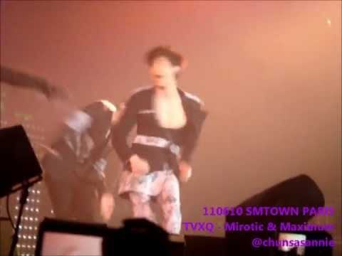 110610 SMTOWN Paris -  TVXQ - Mirotic (ending) & Maximum