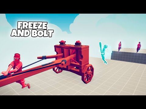 FREEZE & BOLT. 2 ICE ARCHERS and BALLISTA | TABS Totally Accurate Battle Simulator