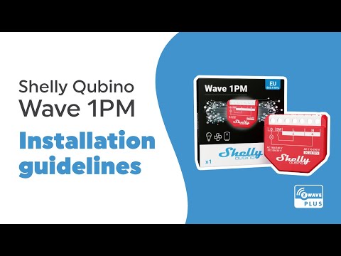 Shelly Qubino Wave 1 PM installation