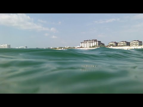 Морской влог/ Подводная съёмка/ Шум волн/ Медуза/