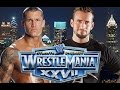 RANDY ORTON VS CM PUNK WRESTLEMANIA 27 HIGHLIGHTS