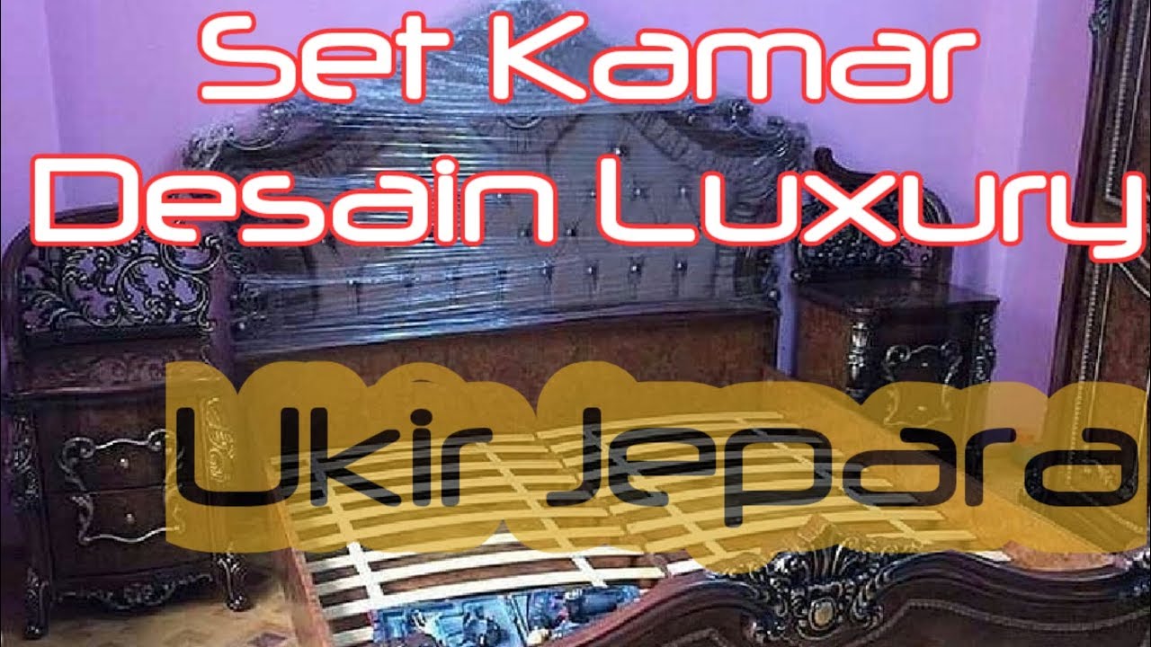 Set Kamar Ukir Jepara Model Luxury Clasics | Tempat Tidur Mewah Kayu Jati