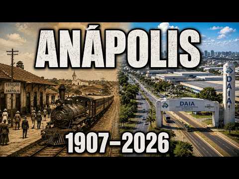 A História de Anápolis (1907–2026) — Como a Ferrovia e o DAIA Fizeram Dela uma Potência de Goiás
