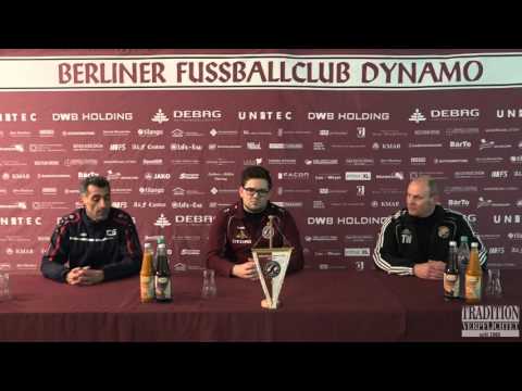 19. Spieltag BFC Dynamo - VfB Germania Halberstadt Pressekonferenz 05.02.2016