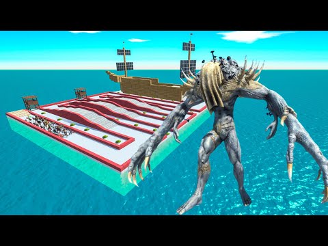 Escape From Alien Jet Scourge - Animal Revolt Battle Simulator