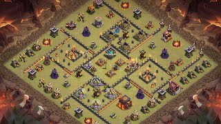 【クラクラ】けんたさんの天災ドラバルーン TH10全壊