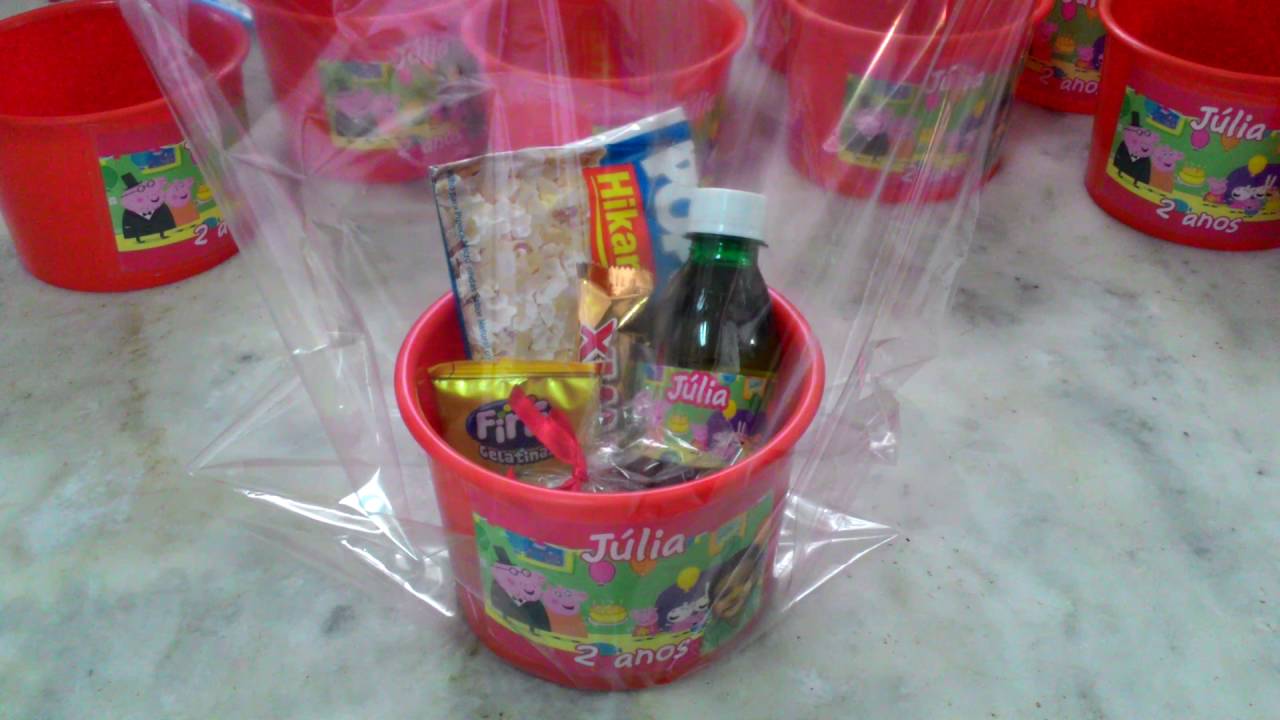 Como Fazer Baldes de Pipoca Personalizados