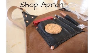Leather Woodworking Apron - Dragonfly Woodworking and Leather