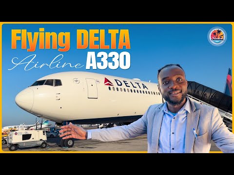 DELTA A330 Review - Fly With Me From ATLANTA to PARIS With Delta A330 | Travel With Dr Awah.