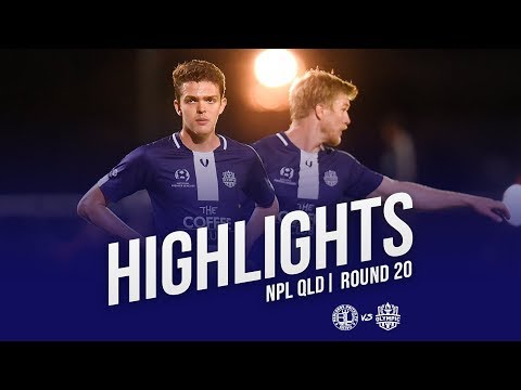 NPL QLD 2019 Round 20 - Redlands United FC vs Olympic FC Highlights