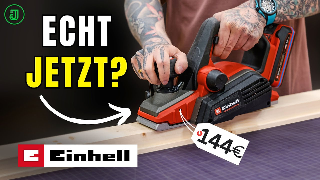 Cordless planer from EINHELL for only €144 👉 I've never seen anything like this before! 😲 | Jonas...
