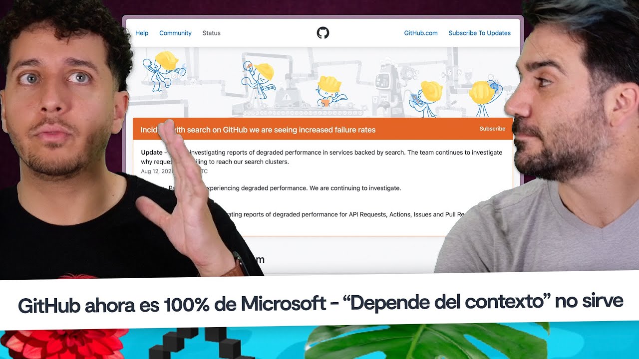 Noticias programación: Adios CEO GitHub, ¿el fin de agentes IA?,  "DEPENDE" programación #CaféCodely