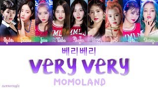 MOMOLAND (모모랜드) - Very Very (베리베리) Lyrics (Color Coded Han/Rom/Eng)