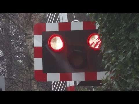 Level Crossing at Sydney Parade - 8300 and 8510 Class Dart Trains
