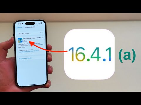 iOS 16.4.1 (a) - Rapid Security Response - New Type of Software Update!