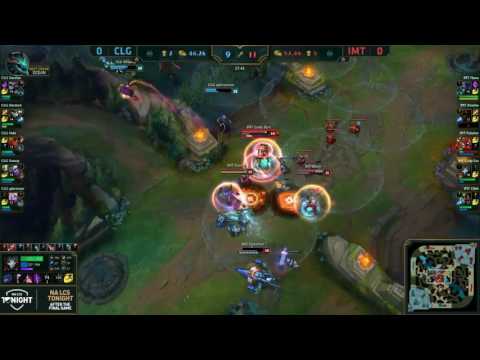 CLG vs IMT Highlights Game 1 NA LCS Summer 2017 Counter Logic Gaming vs Immortals by Onivia
