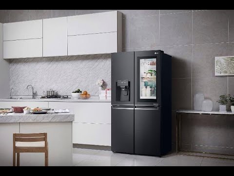 Showing of stainless steel refrigerator