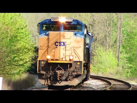 🔊🔊 1.5 Hours Of Just CSX Train Engines & Horns In Action