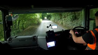 Narrow Roads / Forest Adventure Scania R-450 4K CABIN VIEW