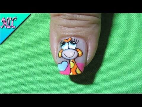 Decoración De Uñas Jirafa – Giraffe nail art – NLC