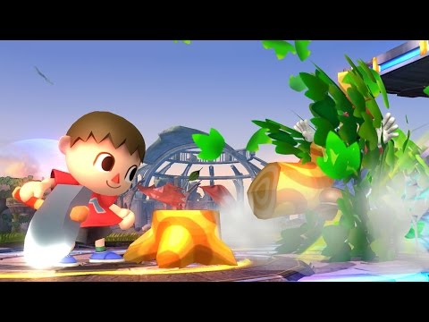 Top 10 Villager Tree Kills - Super Smash Bros for Wii U