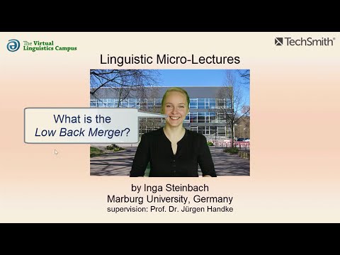 VAR_026 - Linguistic Micro-Lectures: The Low Back Merger