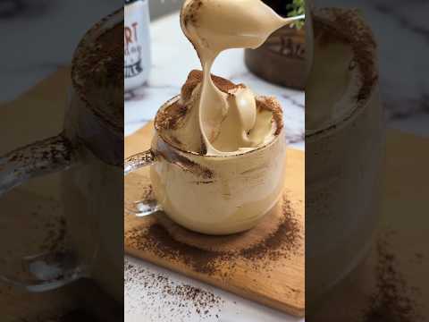 COLD COFFEE CREAM ONLY 2 ingredients ♥️ No milk, cream! #recipe #coffeecream #coffee