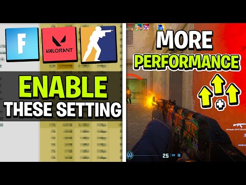 🔧YOU NEED TO ENABLE THESE SETTINGS TO BOOST FPS IN ALL GAMES! 🔥 (FPS BOOST & FIX LAG)