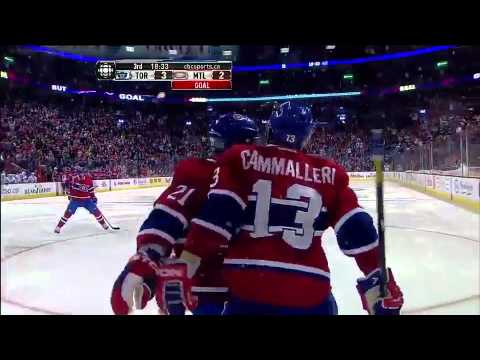 Michael Cammalleri's Slapshot Goal Vs Toronto Maple Leafs - 10/22/2011
