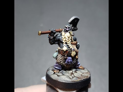 An Approach To Black Skin Tone for Miniatures