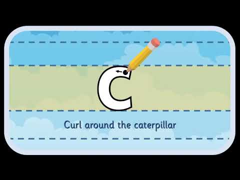 'c' letter formation