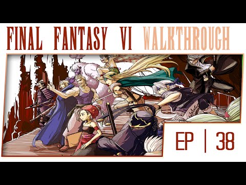 Final Fantasy 6 No Commentary Gameplay Walkthrough - Part 38 - Ancient Castle [Boss: Blue Dragon]