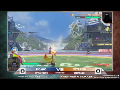 9 Picano (Braixen) vs SkyRasen (Machamp) - Pokken at Underground - 7/25/17