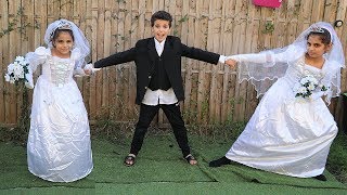 The Wedding of Sami pretend play funny kids videos,les boys