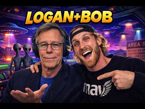 Logan Paul Finally Shows Bob Lazar Secret UFO Footage…