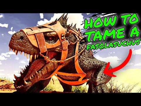 How To Tame A FASOLASUCHUS in Ark Survival Ascended!!! Easily Tame with Tips and Tricks!!