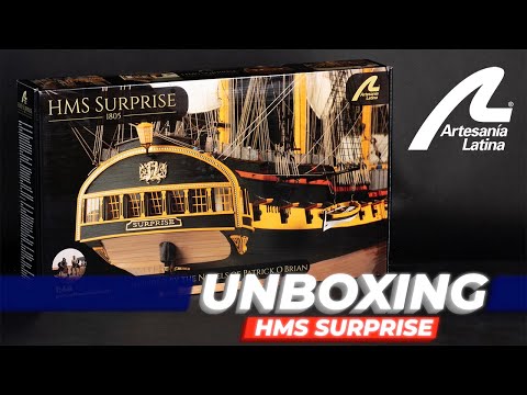 HMS SURPRISE - UNBOXING new edition CONTENTS - Artesania Latina ref. #22906 - 1:48 scale