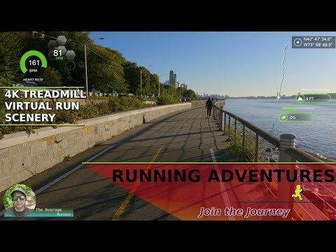 Sunset From the Bronx to 79th St on the Hudson River Greenway | 4K NYC Virtual Run [207]