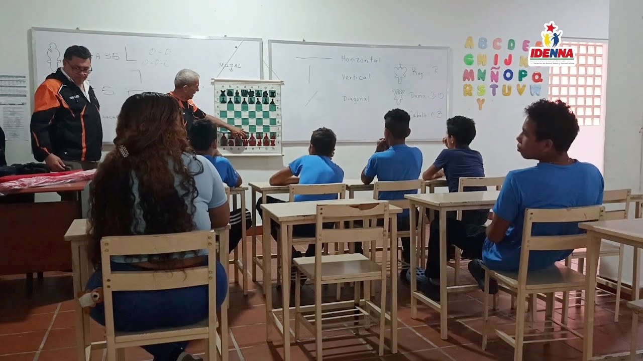 Niños del CAI reicibieron a la fundacion tu ajedrez