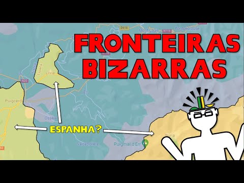10 fronteiras mais BIZARRAS do mundo 😱