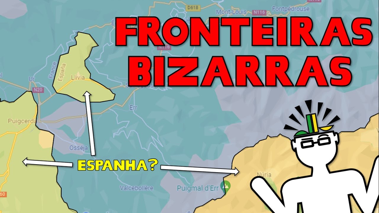 10 fronteiras mais BIZARRAS do mundo 😱