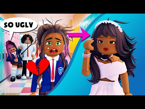 💖 School Love 37:  Ugly Girl Becomes Beautiful girl | Cute Roblox TV