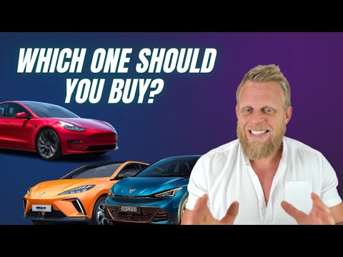 NEW Cupra Born EV compared VS MG4 & Tesla Model 3