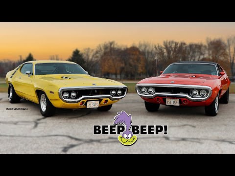 FRIENDS RACE! '71 VS '72 PLYMOUTH ROADRUNNERS IN A QUARTER MILE DUEL AT BYRON DRAGWAY!