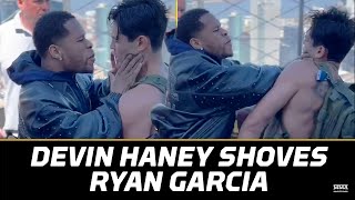 Devin Haney Shoves Ryan Garcia During Heated Staredown in NYC - MMA Fighting