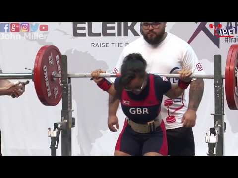 Sabrina Moore - 6th Place 437.5kg Total - 63kg Class 2019 Womens IPF Classic Worlds