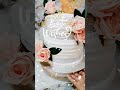 2 Tier Wedding Cake Burgundy